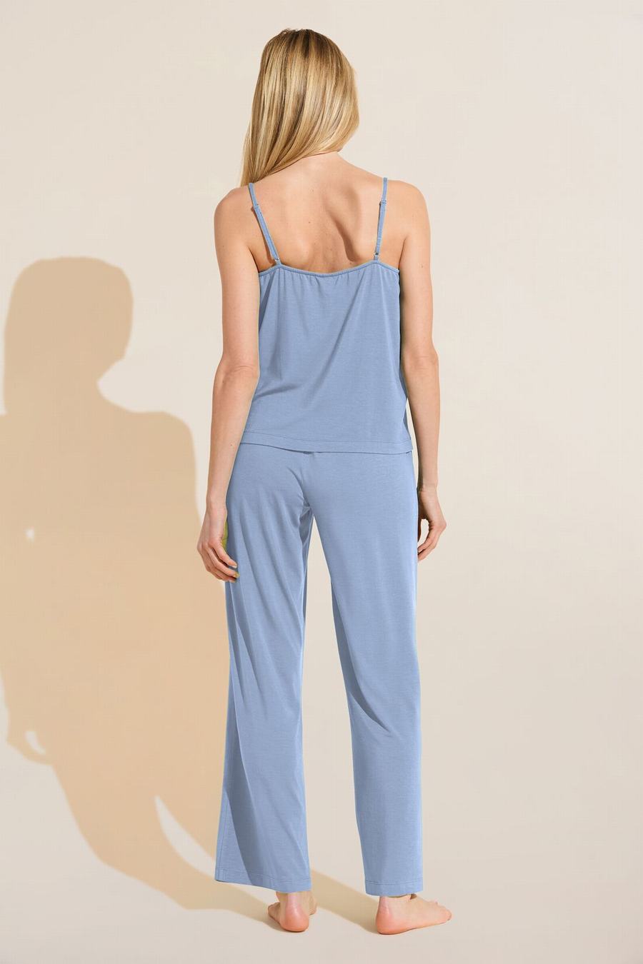 Eberjey Gisele TENCEL™ Modal Cami & Pant PJ Set Donna Pigiama Blu | BKT6422JI