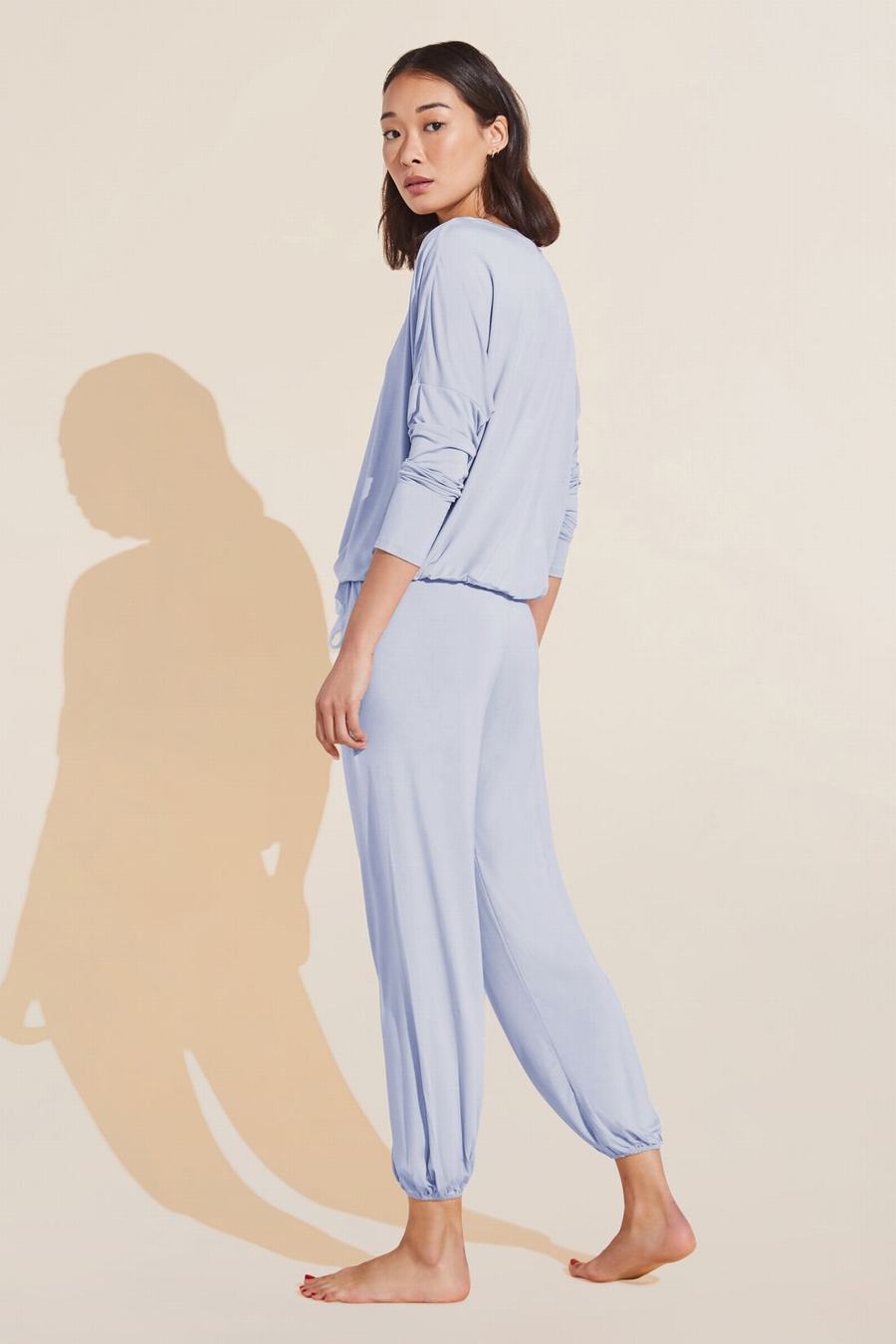 Eberjey Gisele TENCEL™ Modal Slouchy PJ Set Donna Pigiama Blu | OOM2588LL