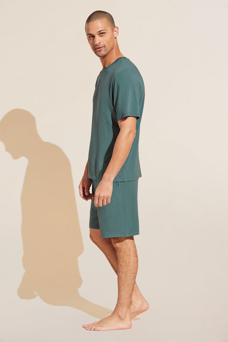 Eberjey Henry TENCEL™ Modal Short PJ Set Uomo Pigiama Verdi | EWX1788SH