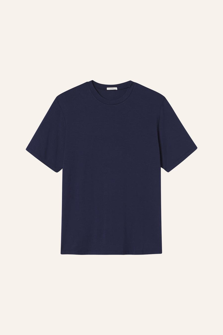 Eberjey Henry TENCEL™ Modal Short Sleeve Tee Uomo Maglietta Blu Marino | ELE4020WN